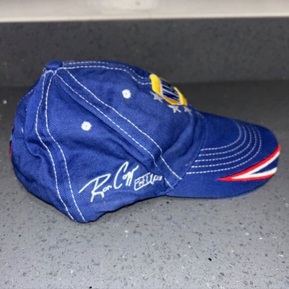 Napa Racing Hat Strapback Cap Mens Blue Red Ron Capps 28 NASCAR Fallen Heroes - Picture 2 of 6